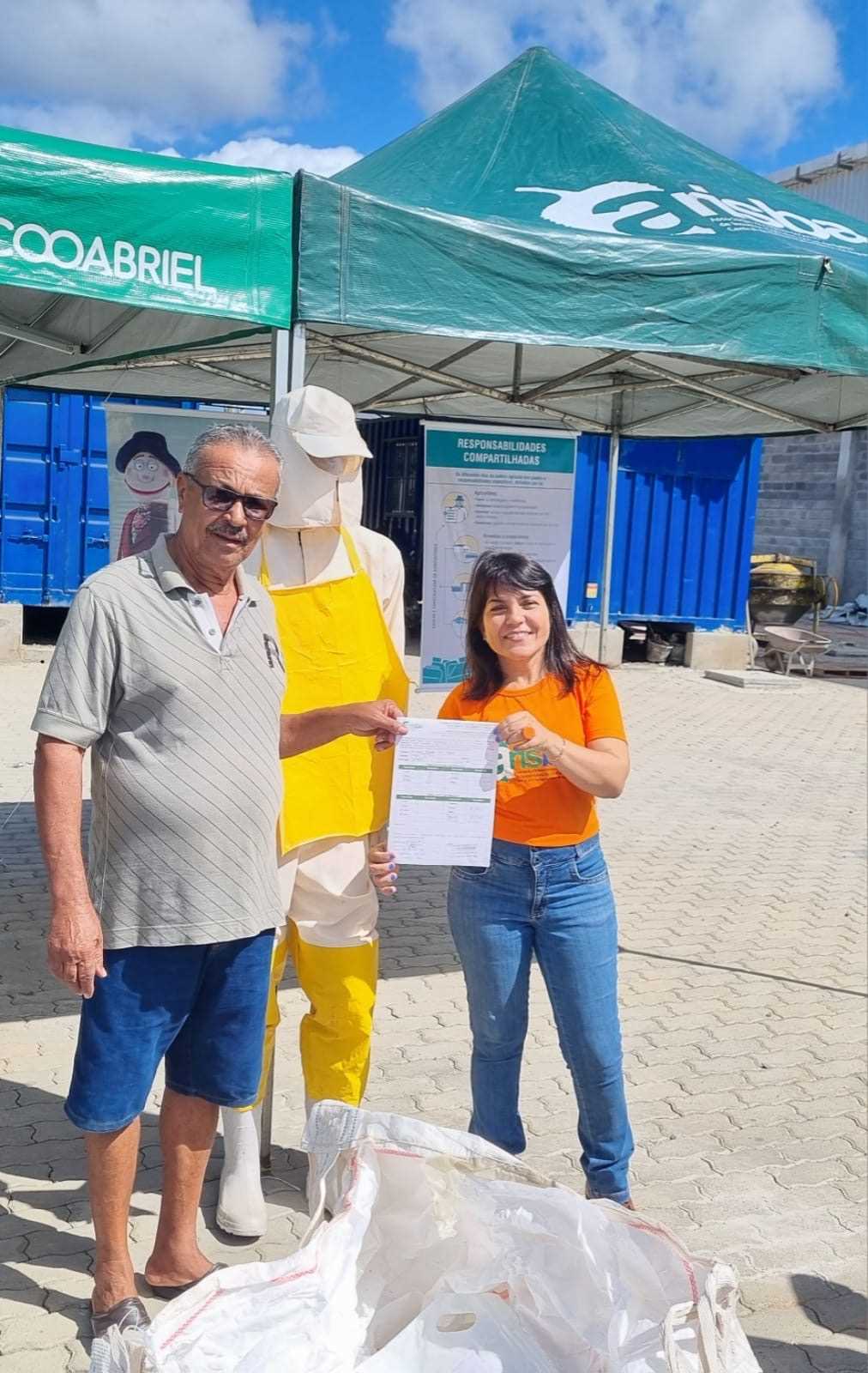 Camacã: Secretaria de Agricultura e Meio Ambiente participa do recebimento Itinerante de embalagens vazias de agrotóxicos
